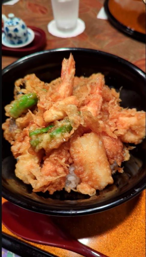 ホテルニューオータニ大阪で食べた夕食の天丼